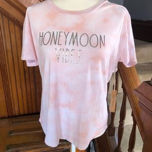 NWT Rae Dunn Tie-dye teeshirt Sz M